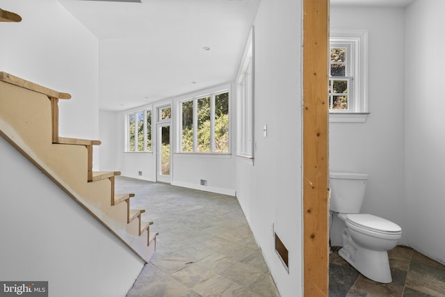 453 Bayard Rd, Kennett Square, PA 19348 - entryway featuring stone tile flooring and stairs