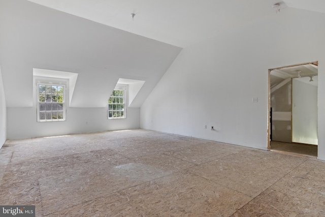 453 Bayard Rd, Kennett Square, PA 19348 - additional living space featuring vaulted ceiling
