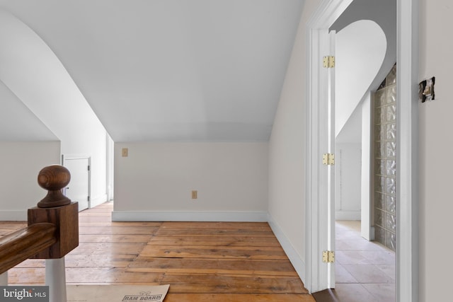 453 Bayard Rd, Kennett Square, PA 19348 - bonus room featuring vaulted ceiling and hardwood / wood-style floors