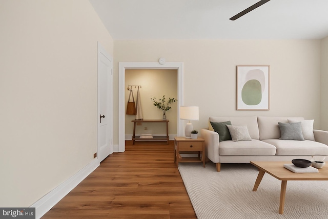 1954 Columbia Rd NW Unit 112, Washington, DC 20009 - living area with wood finished floors and ceiling fan