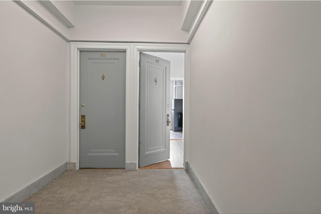 1954 Columbia Rd NW Unit 112, Washington, DC 20009 - hall featuring carpet floors and baseboards
