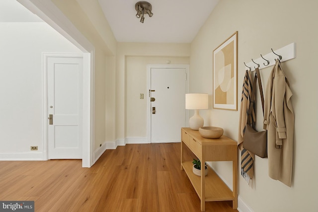1954 Columbia Rd NW Unit 112, Washington, DC 20009 - entryway featuring light wood-style floors and baseboards