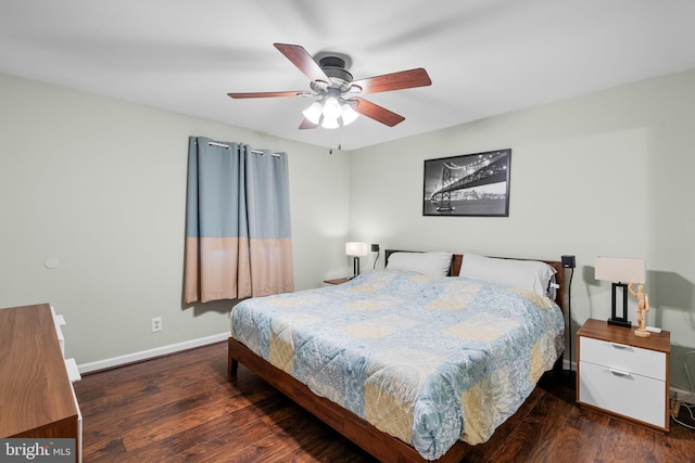 9304 Taverney Ter, Gaithersburg, MD 20879 - bedroom featuring wood finished floors and ceiling fan