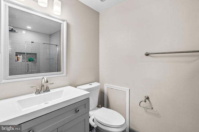 9304 Taverney Ter, Gaithersburg, MD 20879 - full bathroom with vanity and an enclosed shower