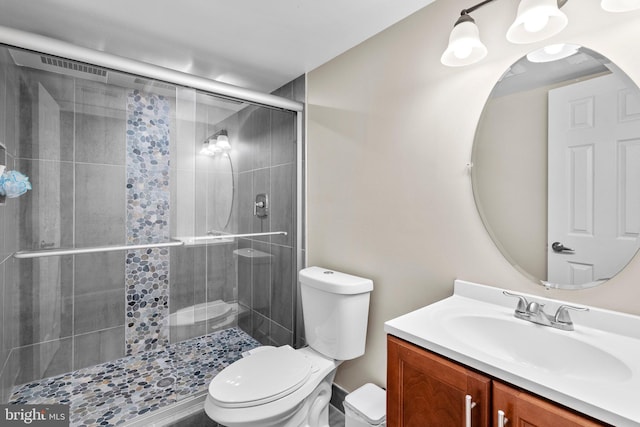 9304 Taverney Ter, Gaithersburg, MD 20879 - full bathroom with vanity and a shower stall
