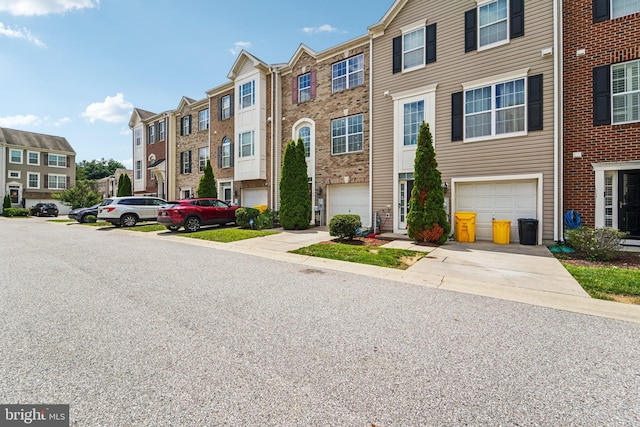 1108 Curtis Way, Glen Burnie, MD 21061 - view of front of property with a residential view, driveway, and a garage