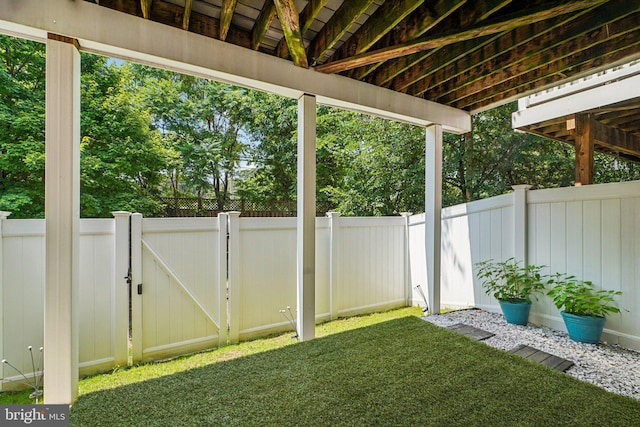1108 Curtis Way, Glen Burnie, MD 21061 - fenced backyard with a gate