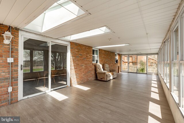 38 Skyview Ln, Lititz, PA 17543 - unfurnished sunroom with a skylight and healthy amount of natural light