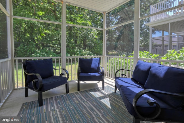 19988 Sandy Bottom Cir Unit 903, Rehoboth Beach, DE 19971 - sunroom with an outdoor living space