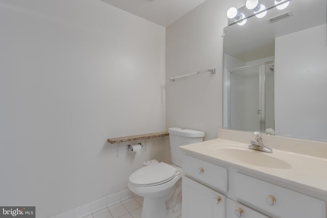 3835 9th St N Unit 1001W, Arlington, VA 22203 - bathroom with a stall shower, vanity, and tile patterned flooring