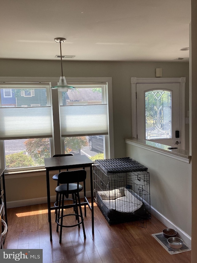 3703 Elberta Ln, Marlton, NJ 08053 - dining space with healthy amount of natural light and wood finished floors