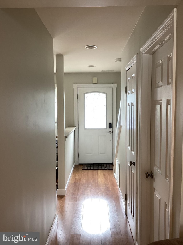 3703 Elberta Ln, Marlton, NJ 08053 - entryway featuring hardwood / wood-style flooring and baseboards