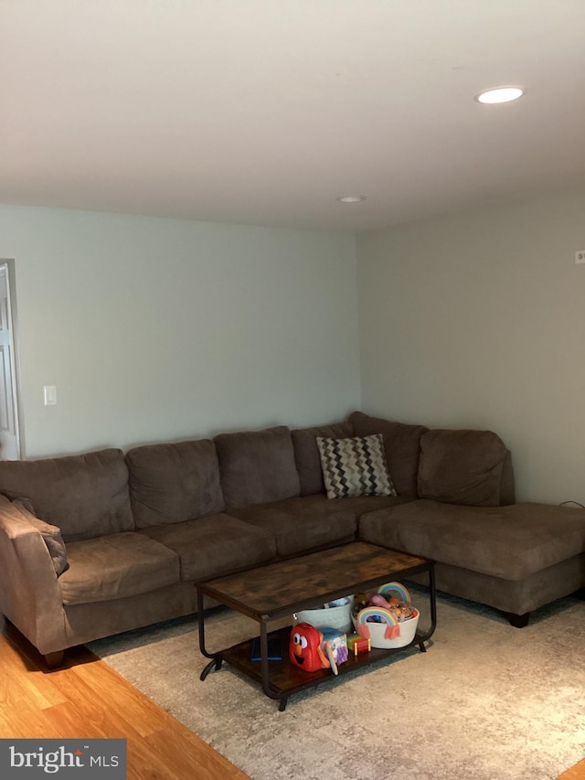 3703 Elberta Ln, Marlton, NJ 08053 - living area with light wood-style floors and recessed lighting