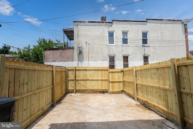 2328 E Hoffman St, Baltimore, MD 21213 - fenced backyard with a patio