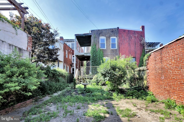 1223 Euclid St NW, Washington, DC 20009 - rear view of property featuring stucco siding
