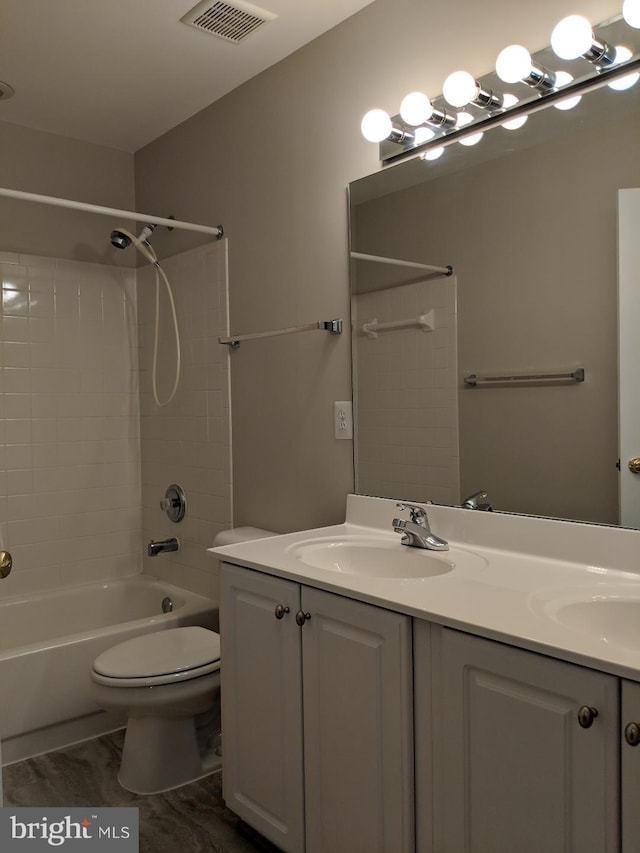 46838 Graham Cove Sq, Sterling, VA 20165 - bathroom with double vanity and tub / shower combination