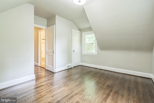 2504 Parkview Rd, Baltimore, MD 21207 - bonus room with vaulted ceiling and wood finished floors