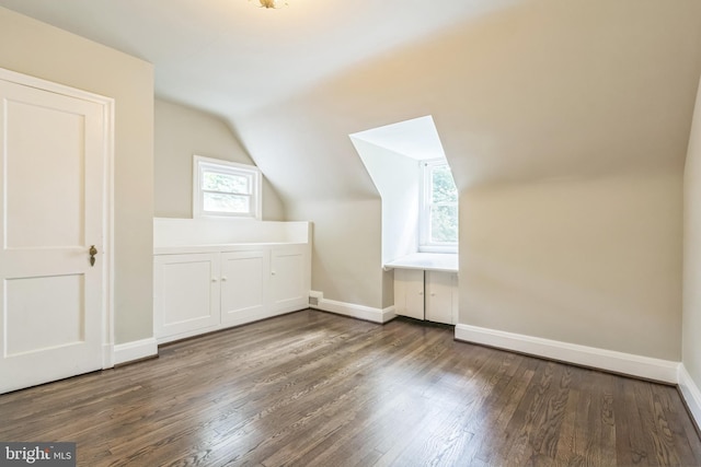 2504 Parkview Rd, Baltimore, MD 21207 - bonus room featuring vaulted ceiling and wood finished floors