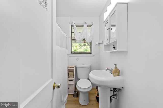 1373 Puggy Ln, Bethlehem, PA 18015 - bathroom with toilet and wood finished floors