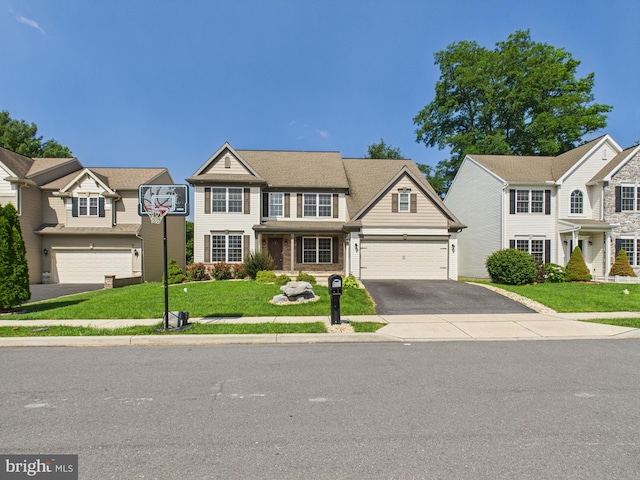 53 Hamlet Cir, Mechanicsburg, PA 17050 - view of front of house featuring driveway and a front lawn