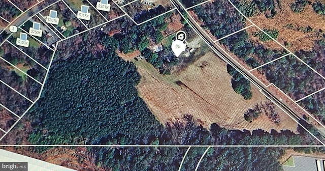 10439 Ashcake Rd, Ashland, VA 23005 - aerial view of property's location with property parcel outlined