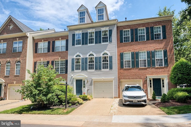 13663 Harvest Glen Way, Germantown, MD 20874 - multi unit property featuring driveway, an attached garage, and brick siding