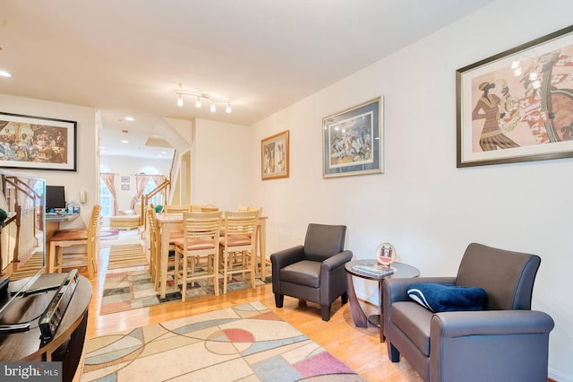 13663 Harvest Glen Way, Germantown, MD 20874 - sitting room featuring wood finished floors and recessed lighting