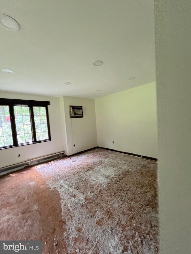 93 Jacobs Creek Rd, Ewing, NJ 08628 - unfurnished room with a baseboard heating unit