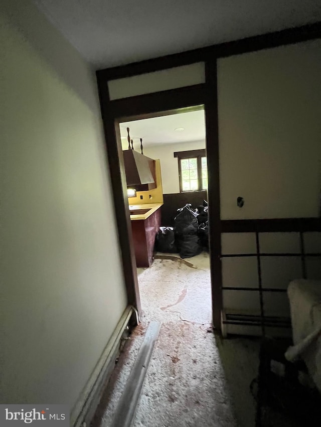 93 Jacobs Creek Rd, Ewing, NJ 08628 - hall featuring carpet