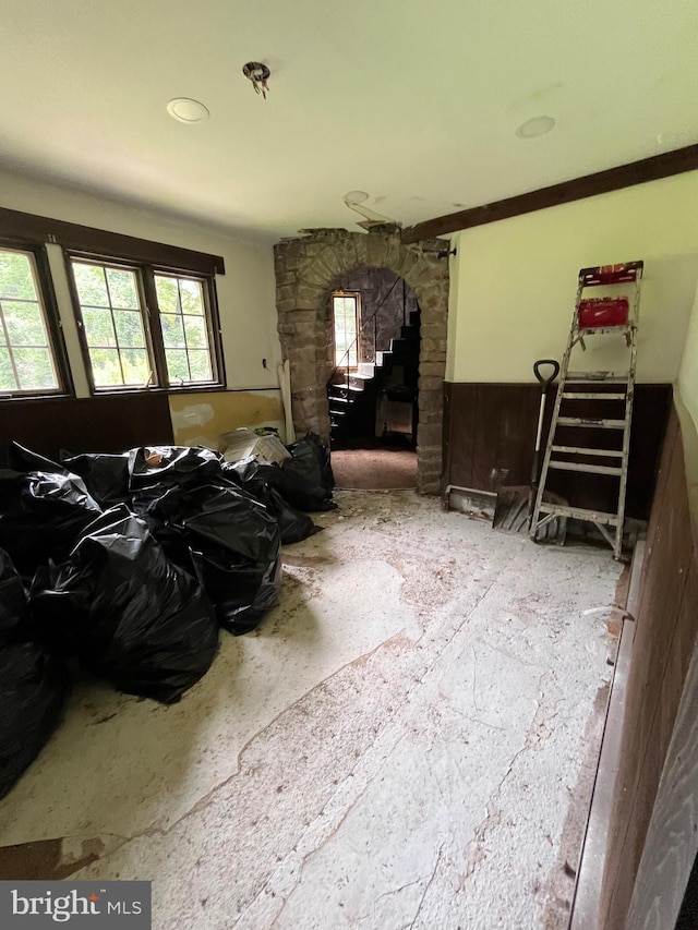 93 Jacobs Creek Rd, Ewing, NJ 08628 - living area with stairway