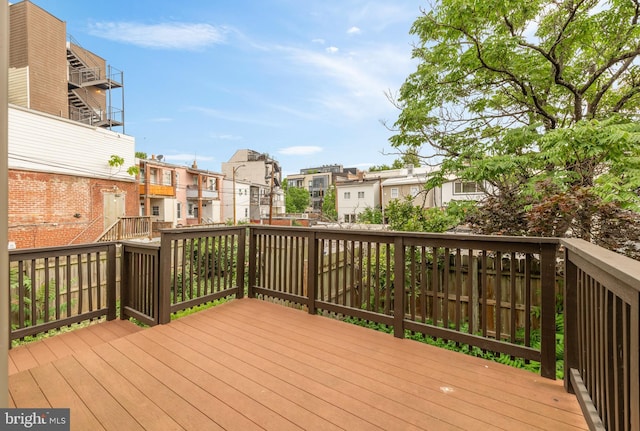1371 Perry Pl NW, Washington, DC 20010 - deck featuring a residential view