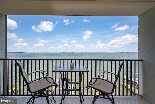 778 94th St Unit 205, Ocean City, MD 21842 - balcony with a water view