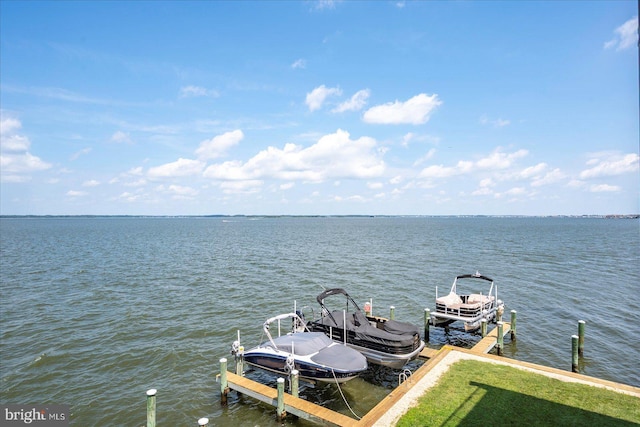 778 94th St Unit 205, Ocean City, MD 21842 - dock area with boat lift and a water view