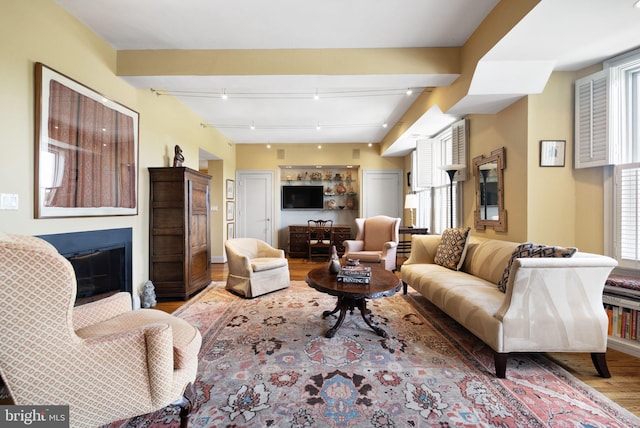 2230 California St NW Unit 5Cw, Washington, DC 20008 - living room featuring wood finished floors