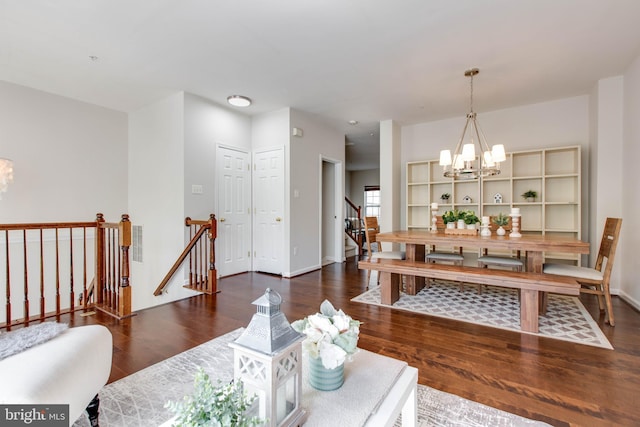 9904 Fragrant Lilies Way, Laurel, MD 20723 - living area featuring a chandelier and wood finished floors