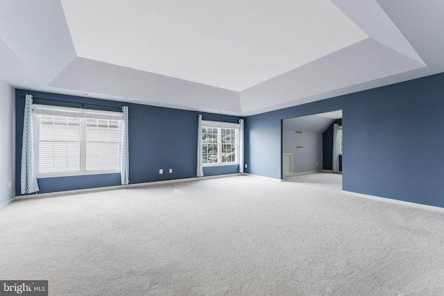 20152 Boxwood Pl, Ashburn, VA 20147 - spare room with a tray ceiling and carpet