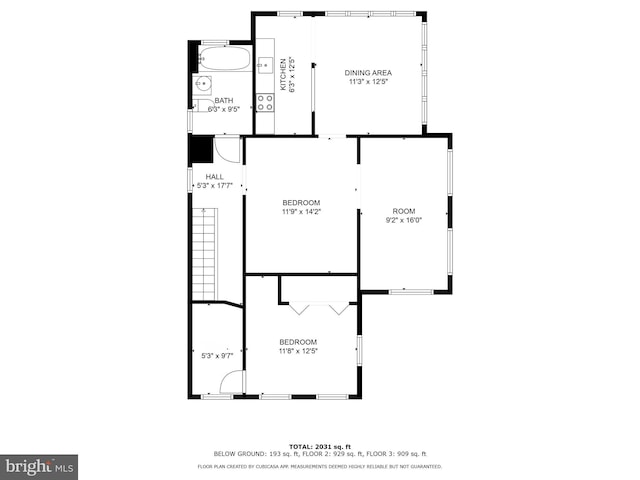 3026 Stanton Rd SE, Washington, DC 20020 - view of room layout