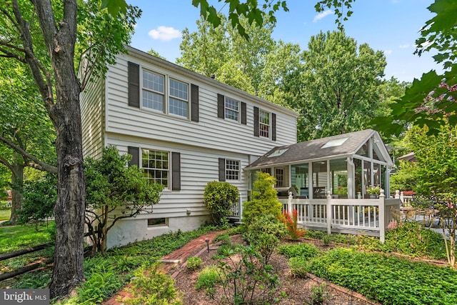 6162 Commadore Ct, Columbia, MD 21045 - view of front of house featuring a sunroom