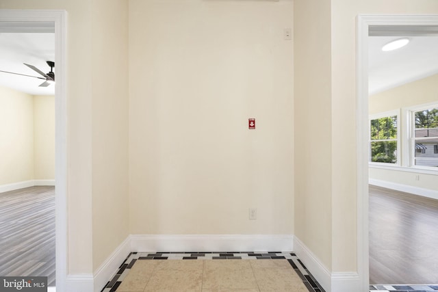 1432 Frush Valley Rd, Reading, PA 19605 - unfurnished room featuring ceiling fan and inlaid floor details