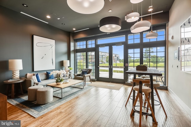 510 Diamondback Dr Unit 468, Gaithersburg, MD 20878 - building lobby featuring a high ceiling and recessed lighting
