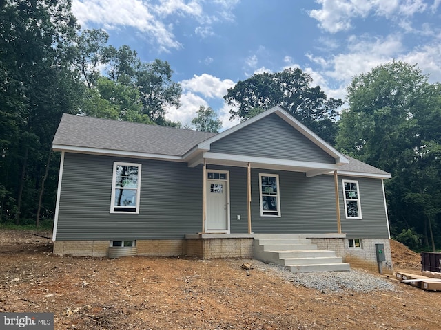 1350 Whitmer Rd, Shenandoah Junction, WV 25442 - view of front of property with a porch and roof with shingles