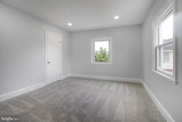4404 Carleview Rd, Baltimore, MD 21207 - spare room with carpet floors and recessed lighting