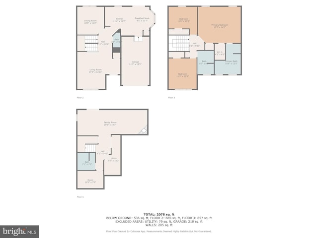 14 Candleridge Ct, Stafford, VA 22554 - view of property floor plan