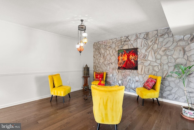 52 Anna Ct Unit 275, Gaithersburg, MD 20877 - living area with wood finished floors and ornamental molding