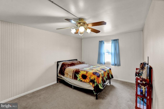 3533 Chestnut St, Reading, PA 19605 - bedroom featuring carpet floors and a ceiling fan