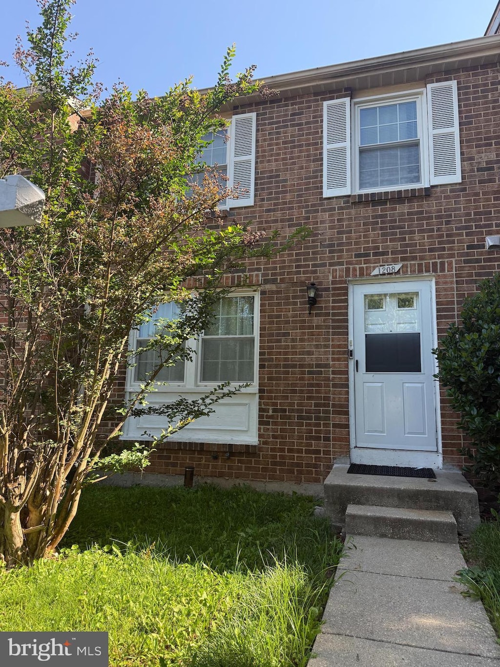 1208 Twig Ter, Silver Spring, MD 20905 - view of front facade with brick siding