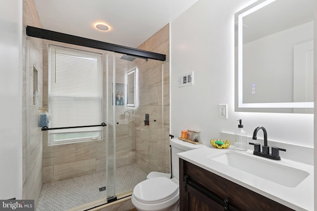531 Redfern St, Hamilton, NJ 08610 - full bathroom with vanity and a stall shower
