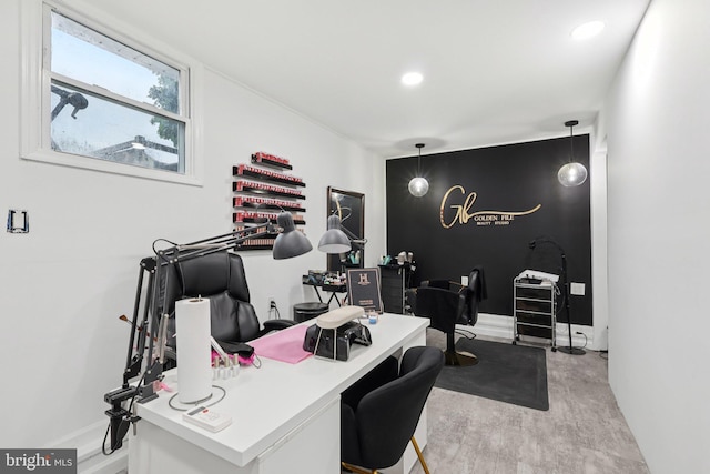 531 Redfern St, Hamilton, NJ 08610 - office with wood finished floors and recessed lighting