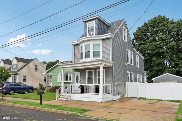 531 Redfern St, Hamilton, NJ 08610 - view of front facade with a porch