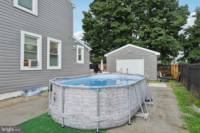 531 Redfern St, Hamilton, NJ 08610 - view of pool with an outbuilding and a fenced backyard